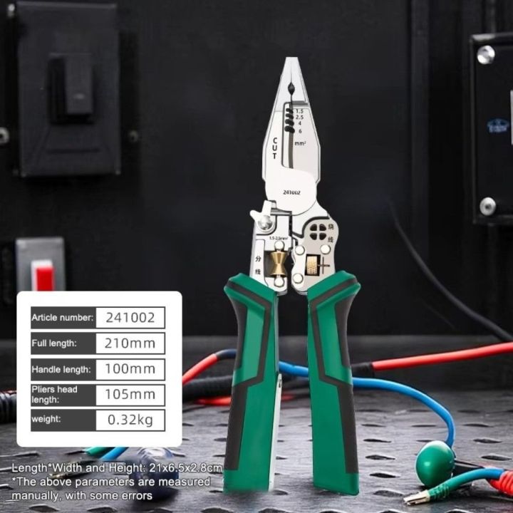 KARWEN863 10 trong 1 Dụng cụ bóc dây loại với phép đo điện Máy ép Hữu ...