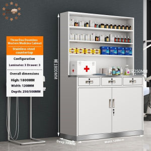 Stainless Steel File Cabinet Cabinet Adjustable Cabinet Drawer Large Capacity Cabinet Storage