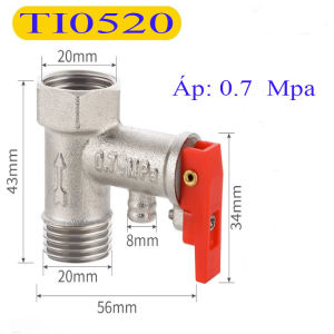 Bình Nóng Lạnh Van 1 Chiều TI0520 - Phụ Kiện Máy Nước Đa Năng