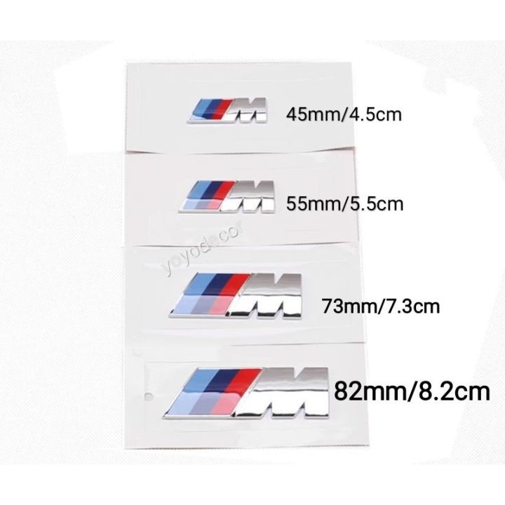 Autocollant Logo BMW M Sport Latéral - 45mm X 15mm, Qualité Supérieure, Neuf Sous Film