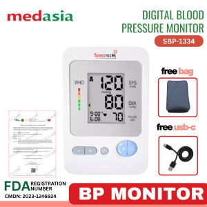 Surgitech Automatic Blood Pressure  Digital Blood Pressure Monitor BP 1334 with TYPE C cord