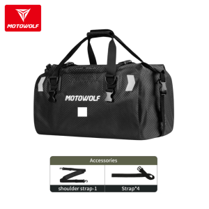 Motowolf Tas Touring Motor Belakang Waterproof 40L 66L 90L Travel Bag