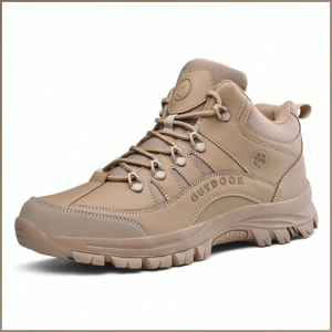 รองเท้าเดินป่าผู้ชายขนาดใหญ่ รองเท้าเดินป่าผู้ชายกันลื่น อนุภาคเวทย์มนตร์กันลื่นรองเท้าเดินป่า