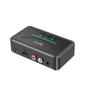 BT200 NFC Bluetooth 5.0 Audio Receiver Wireless Stereo Bluetooth Audio Adapter 3.5mm AUX RCA Mu