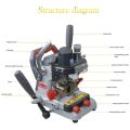 Xhorse Condor DOLPHIN XP007 Xhorse XP-007 Manually Key Cutting Machine for Laser, Dimple and Flat Keys DOLPHIN XP-007 Cutter diagnostic  Xhorse XP007. 