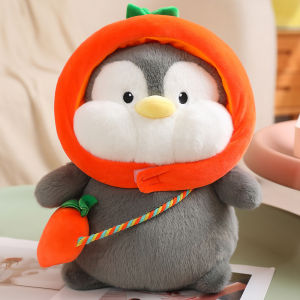 High Quality Cartoon Duck Plush Toy Fluffy Duck Wearing Clothes Hats Stuffed Animal Pillow Baby Sleep Doll Birthday Gift h260819