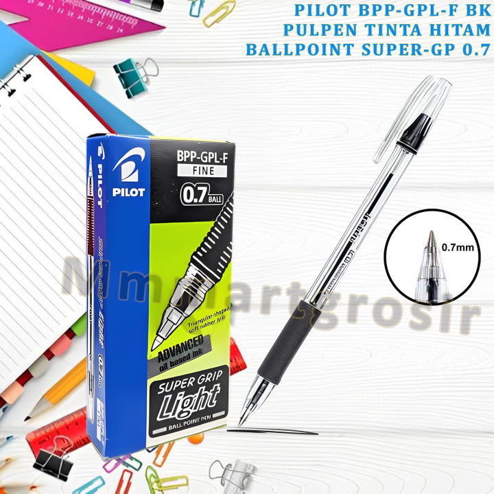 Pilot Pen Pulpen Tinta Hitam Ballpoint Super BPP-GPL