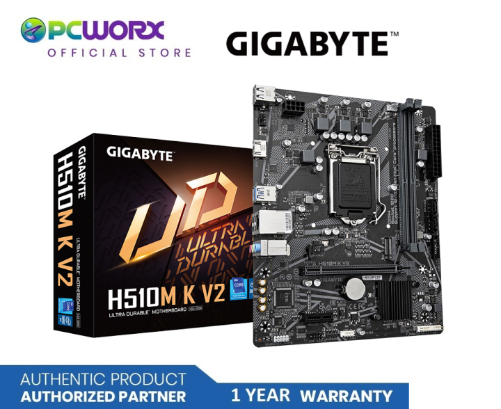 Gigabyte GAH510MKV2 LGA1200 DDR4 mATX Mother board Mobo Gigabyte