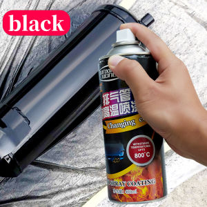 800°C High Temperature Spray Paint Automobile Motorcycle Exhaust Pipe High Temperature Resistance Corrosion Resistance Anti Fouling And Rust Spray Paint