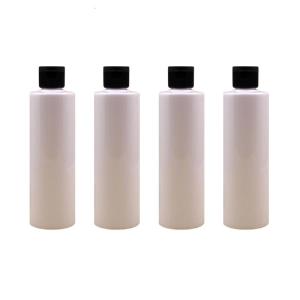 4 Pieces Travel Bottle Set 250ml Flip Caps Empty Dispenser for Cosmetic Transparent and Leak Proof Storage Bottles