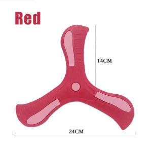 EVA Throwback Flying Disc Children Three-leaf Boomerang Soft Cross Adult-kids Interactive Outdoor Toy Early Education Puzzle Decompression Gift Sports Boomerang Toy
