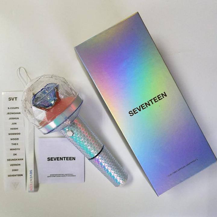 Ready on Stock 100% Official Seventeen Lightstick 2 Official Caratbong App  Controlled 17 Fans Version 2 Concert Light Stick | Lazada PH