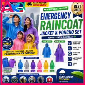 AKA Korean Style Raincoat Waterproof Transparent Long Jacket Kapote Reusable Lightweight Fashion Rain Coat Cute Pink Purple Yellow Hooded Outdoor Travel Daily Use for Women