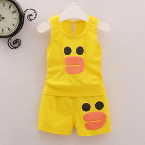 1.1 BIG SALE Setelan baju anak baby duck logo