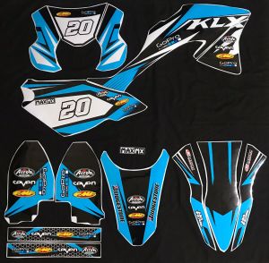 Decal Stiker KLX 150 BF/KLX G Dekal Sticker Striping Custom KLXBF026