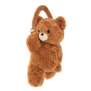 YIDIA การ์ตูนลายการ์ตูน ที่ใส่กระดาษทิชชูรูปหมีหรูหรา สากลสากลสากล ตุ๊กตาสัตว์ตุ๊กตา เครื่องจ่ายผ้าเช็ดปาก มัลติฟังก์ชั่ การประหยัดพื้นที่ กล่องทิชชู่รถยนต์ ยานพาหนะยานพาหนะยานพาหนะ