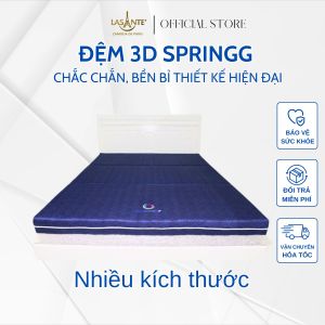 Đệm 3d springg thông minh Lasante kona giặt rửa dễ dàng