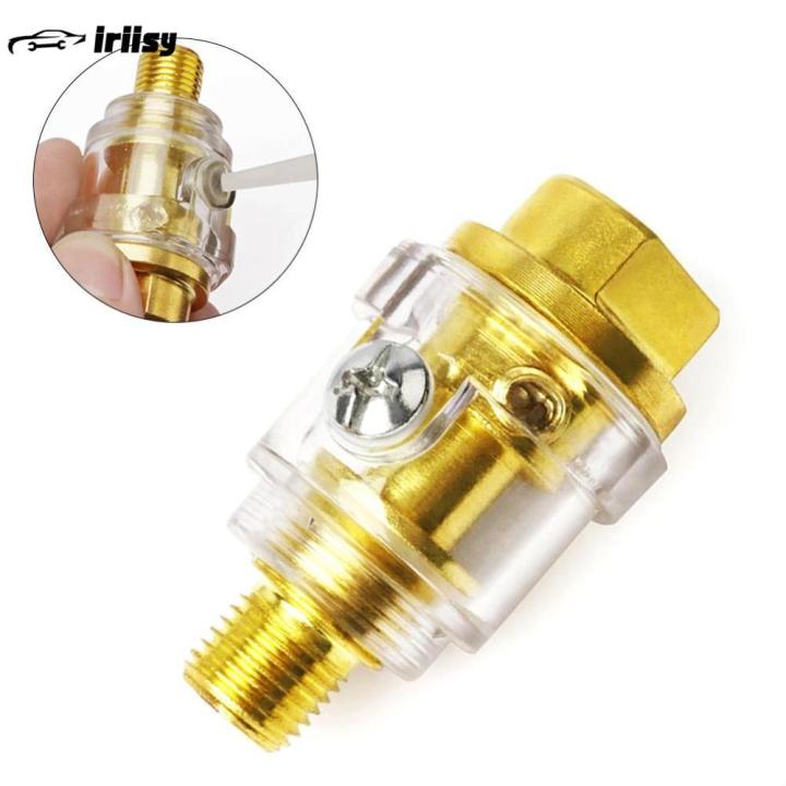 WX 1/4" NPT Brass In-Line Compressor Oiler – Mini Air Lubricator Tool