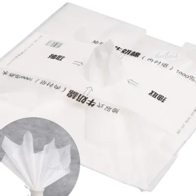 (40PCS) MILK COTTON Extractable Wrapper Flower Gift Kertas Arrangement Bouquet Pembalut Bunga florist 抽取式高级防水牛奶棉纸