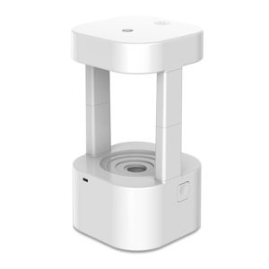 เครื่องทำความชื้นน้ำลดแรงโน้มถ่วง580มล.เครื่องสร้างบรรยากาศด้วยแสงเดสก์ท็อปเครื่องทำความชื้นสำหรับสำนักงานบ้านห้องนอน