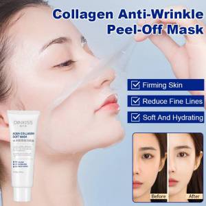 💕Wash-Free Peel-off💕Collagen Anti-Wrinkle Peel-off Mask Smearable Sleeping Mask Cream Soft Mask Frozen Mask胶原蛋白抗皱撕拉面膜