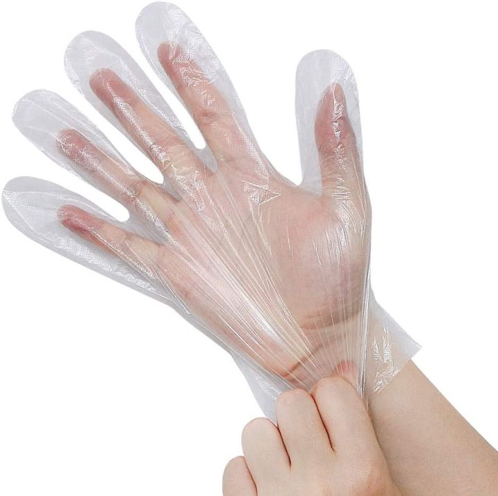 Baby plastic hot sale gloves