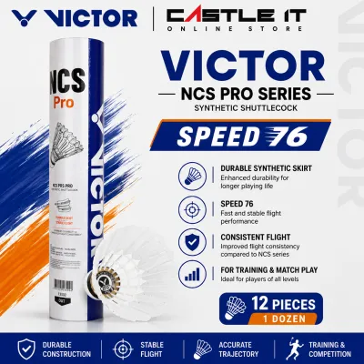 VICTOR NCS Speed77 NCS PRO NCS MAX DBZ Shuttlecock Synthetic Badminton Shuttlecock 3PCS 12PCS