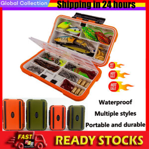 Fishing Tackle Box 30 Grids Compartments 3 Color Fish Lure Line Hook Fishing Accessories Box Pancing For Anglers