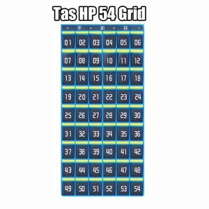 Rak Hp Banyak Susun 54 Grid Tempat Penyimpanan Handphone Tas Dinding Organizer Multifungsi Untuk Konferensi