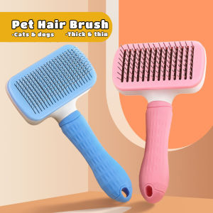 Self Cleaning Dog Brush Slicker Massage Particle Pet Comb For Dogs and Cats