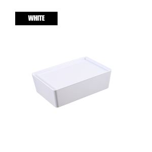 LOCAUPIN Multifunctional Desktop Storage Box For Kitchen Cosmetic Office Organizer Household Storage Basket with Cover