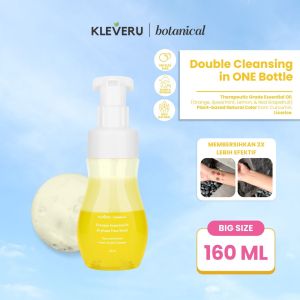 KLEVERU Botanical Energize Essential Oil Bi-phase Face Wash ( 2in1 Cleansing Oil + Gentle Cleanser Natural )
