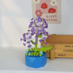 Eternal SunFlower Building Block Rose Flower Assembling Creative Educational Toys Bouquet For gifts