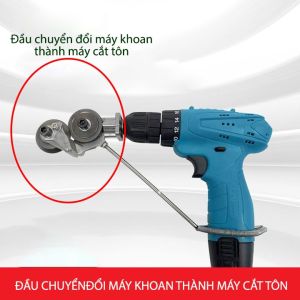 Đầu chuyển đổi máy khoan pin bắn vít thành máy cắt tôn đa năng bảo hành 12 tháng 1 đổi một