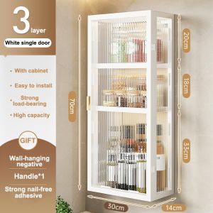 PANDH Kitchen Hanging Cabinet Storage Wall Cabinet For Kitchen Cupboard Wall MountedSink Storage Cabinet