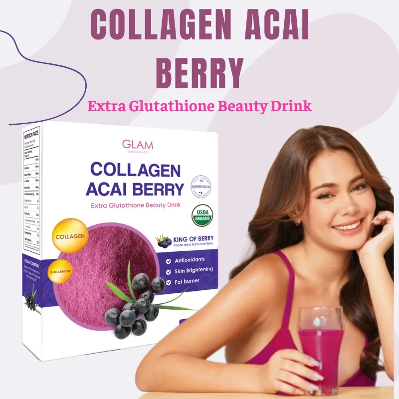 GLAM Collagen Acai Berry Anti Aging Whitening Skin Collagen