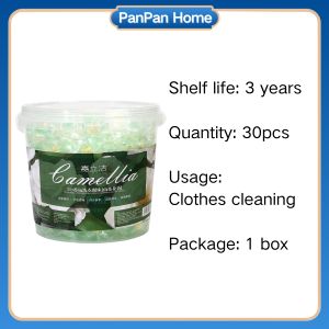 PanPan 5 IN 1 Laundry Bead 100Pcs Detergent Cleaner Gel Fragrance Beads Sabun Cuci Baju 喜白白洗衣凝珠 洗衣 凝珠 山茶花/栀子花/樱花/薰衣草/小苍兰持久留香珠