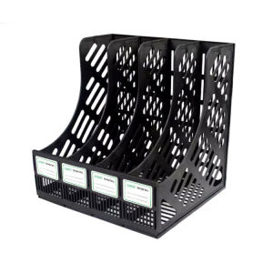 [HCM] Giá đựng tài liệu văn phòng File đựng hồ sơ Kệ đựng sách vở học sinh 4 ngăn tiện dụng-CA666