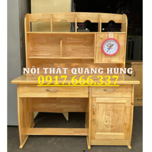 Bàn học sinh gỗ thông tự nhiên đa dạng màu sắc hcm