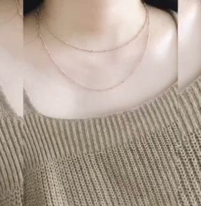 KALUNG WANITA BAHAN TITANIUM / AKSESORIS WANITA BAHAN TITANIUM / PERHIASAN FASHION BAHAN TITANIUM GIRLIE ACC