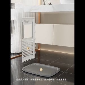 Foldable Laundry Basket with Wheels  Collapsible Storage Organiser  Large Capacity Clothes Hamper