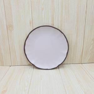 จานเซรามิค จานพาสเทล  ขนาด  8 นิ้ว  มีให้เลือก 3 สี   ฟ้า น้ำเงิน และ ชมพู