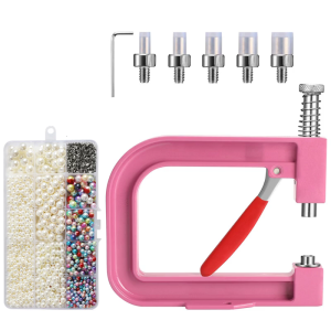 Bead Making Machine Handheld Pearls Setting Machine Handmade Beading Accessories For DIY Crafts And Fashion Design