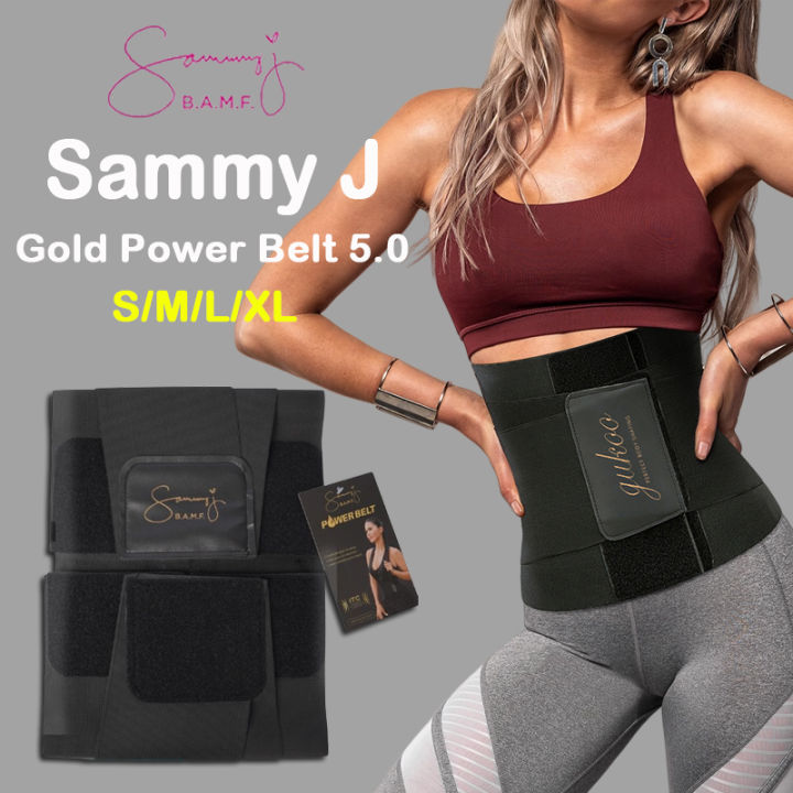 Sammy J Gold Power Belt 5.0 Slimming Belt Original Waist Trainer Body ...