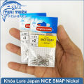 Khóa Lure Snap Japan Nice Snap Nickel. 