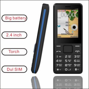EAOR 2G 2.4 Inch screen Feature Phone Dual SIM card 3000mAh big battrey long standby Keypad bar Phone strong light Torch cellular cell senior cheap ordinary phone
