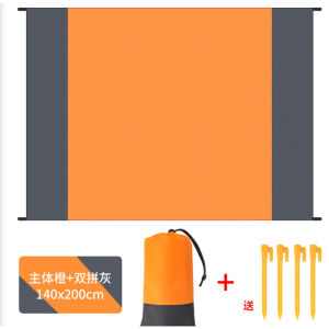2x1.4m Adult Camping Beach Mat Beach Picnic Mat Pocket Blanket Waterproof Folding Camping Mat