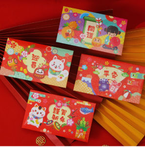 Combo 12 bao lì xì tết kiểu Nhật in 3D ép nhũ cao cấp nhiều mẫu - có sẵn tại HCM