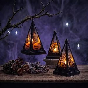 Halloween decorations   Portable lantern   Holiday party atmosphere props and decorations   Halloween candle lights