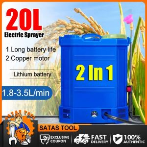 2 IN 1 Knapsack Sprayer Backpack Electric Agricultural Garden 20 Liter Japan Quality Power Spray